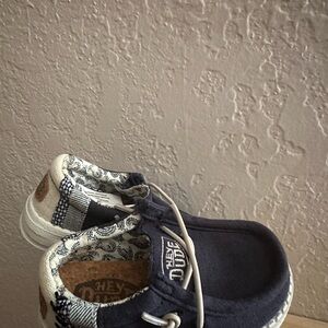 Hey Dude toddler Navy Blue Shoes
